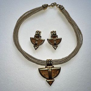 David Grau Necklace and Earring Set